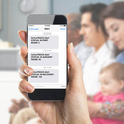 Real-time text updates can boost patient and family satisfaction.